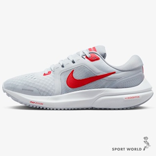 Nike Air Zoom Vomero 16 女鞋 慢跑鞋 訓練 氣墊 緩震 柔軟 灰 紅 DA7698-005