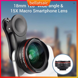 5K Ultra HD Smartphone Camera Lens 18mm 128° Wide-angle 15X