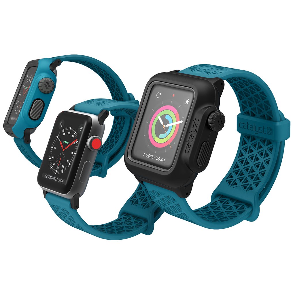 CATALYST applewatch 全系列 38/40/41mm 或 42/44/45/49mm 輕量矽膠運動錶帶