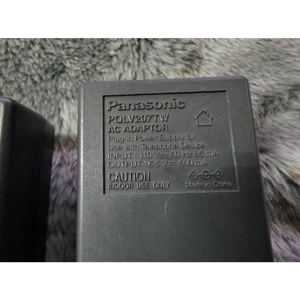 現貨免運9成新 Panasonic國際牌原廠 6.5V 500mA變壓器 PQLV207TW無線電話機KX-TG1311