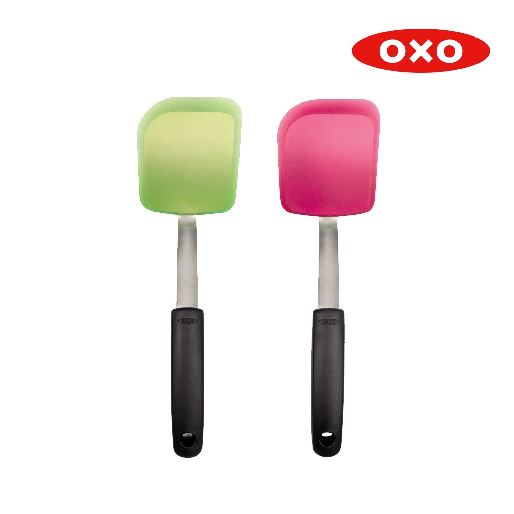 【美國OXO】矽膠餅乾鏟2色(巴西里 / 野莓)