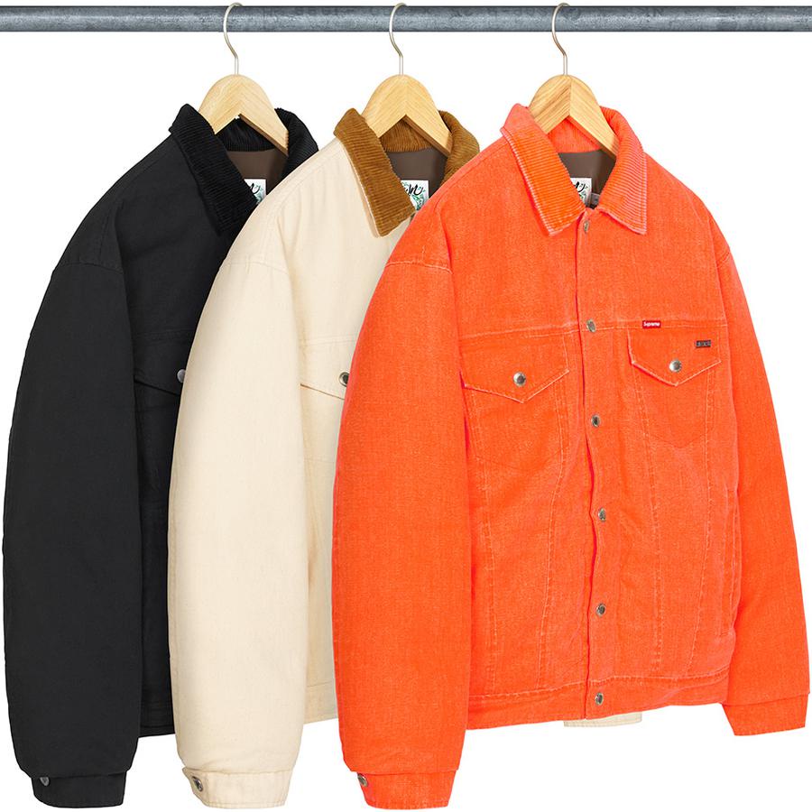 【紐約范特西】預購SUPREME FW22 Schott Canvas Down Trucker Jacket 夾克