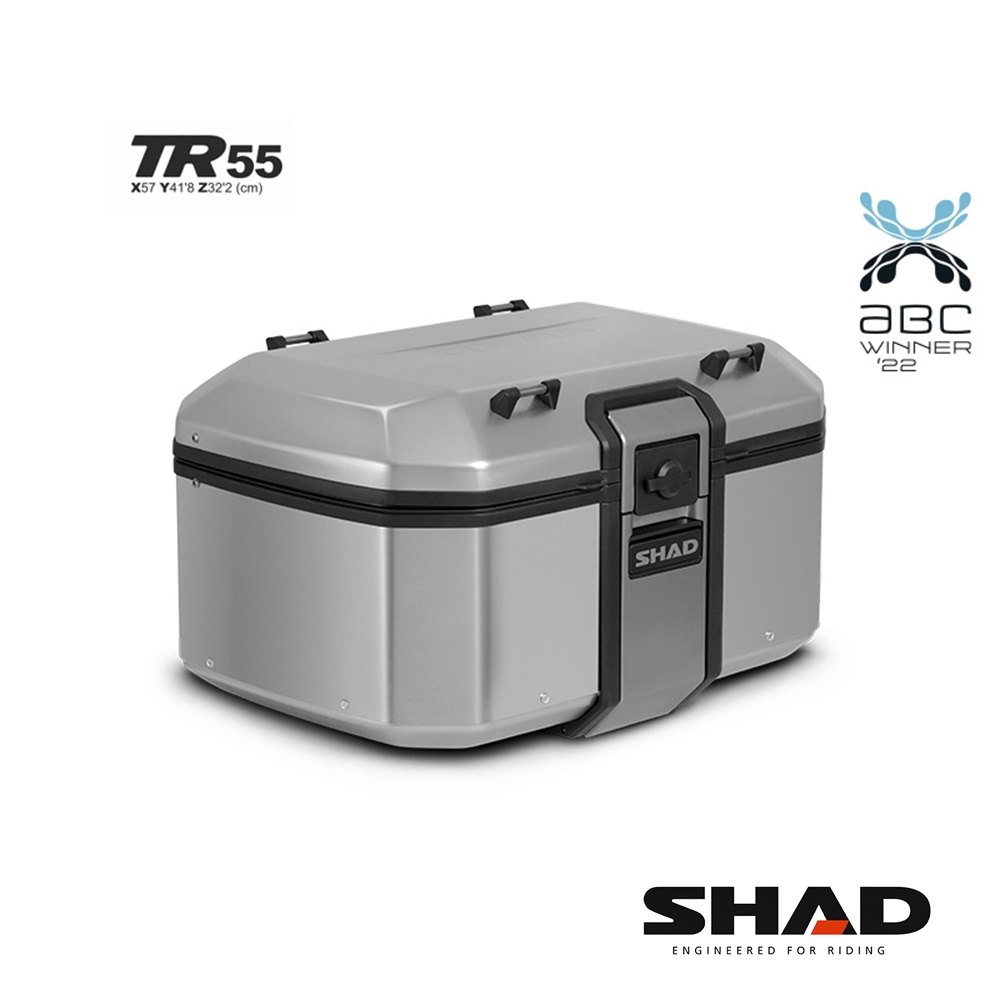 西班牙SHAD TR55 TERRA鋁箱(銀色) 後箱 總代理 摩斯達有限公司
