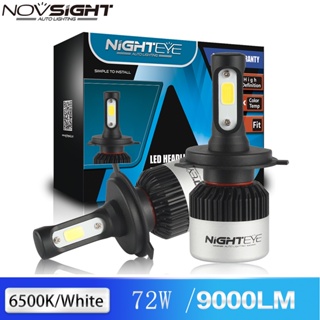 Novsight S2 9003/HB2/ H4 汽車 LED 大燈遠近光燈 72W 9000LM 6500K 白光 H