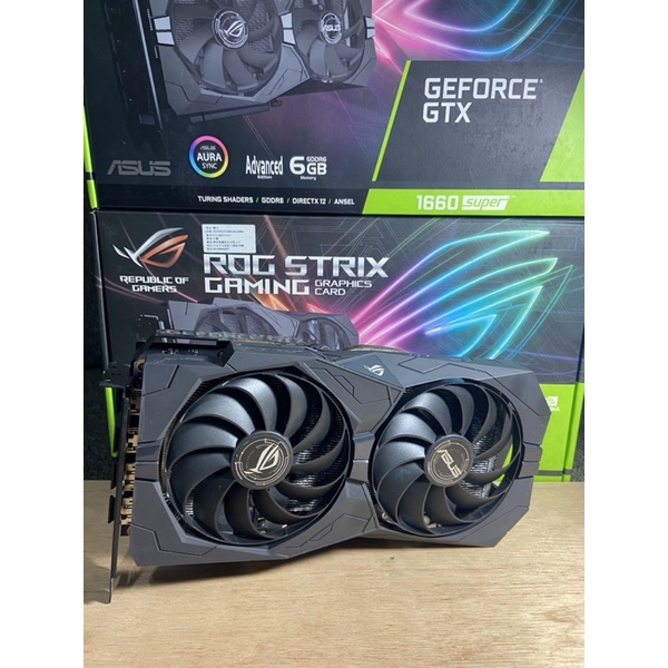 華碩ROG-STRIX-GTX1660S-O6G-GAMING顯示卡-保固內-二手良品