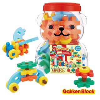 日本 Gakken 學研 益智積木-快樂小熊組合 GK83198【金寶貝 219335】