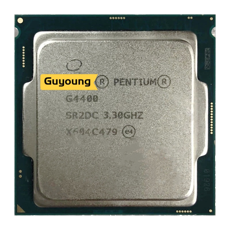 奔騰 G4400 3.3 GHz 雙核雙螺紋 54W CPU 處理器 LGA 1151