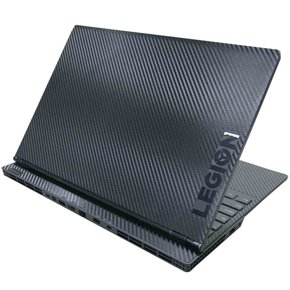 【Ezstick】Lenovo Y530 15ICH 黑色卡夢紋機身貼 (含上蓋貼、鍵盤週圍貼) DIY包膜