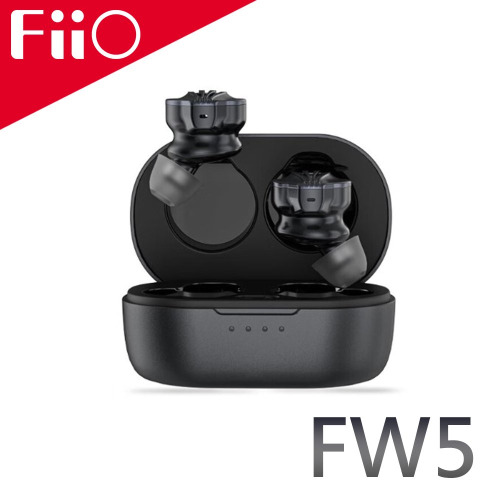 【FiiO台灣】FW5 真無線HiFi藍牙耳機 獨立DAC晶片/圈鐵耳機/支援IPX4級防水/支援藍牙LHDC