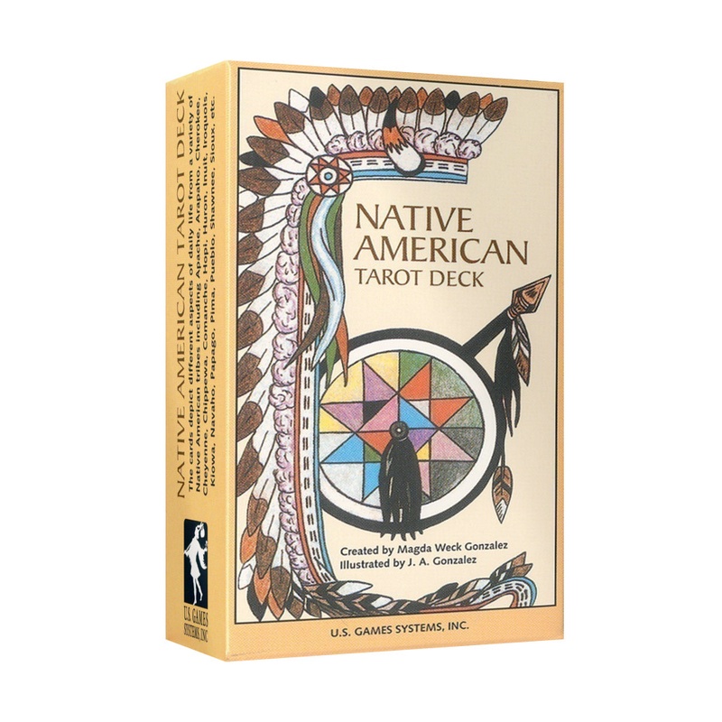 美國原住民塔羅,贈中文翻譯｜Native American Tarot Deck，美國遊戲版本，印地安人塔羅牌【左西】