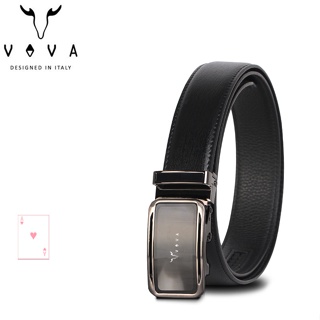 【紅心包包館】VOVA 真皮 商務男仕時尚造型自動扣皮帶 VA015-005-SGU 自動扣皮帶 男皮帶