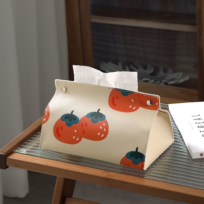 萬柿如意紙巾盒家用客廳抽紙盒多功能收納餐巾紙盒簡約現代紙抽盒