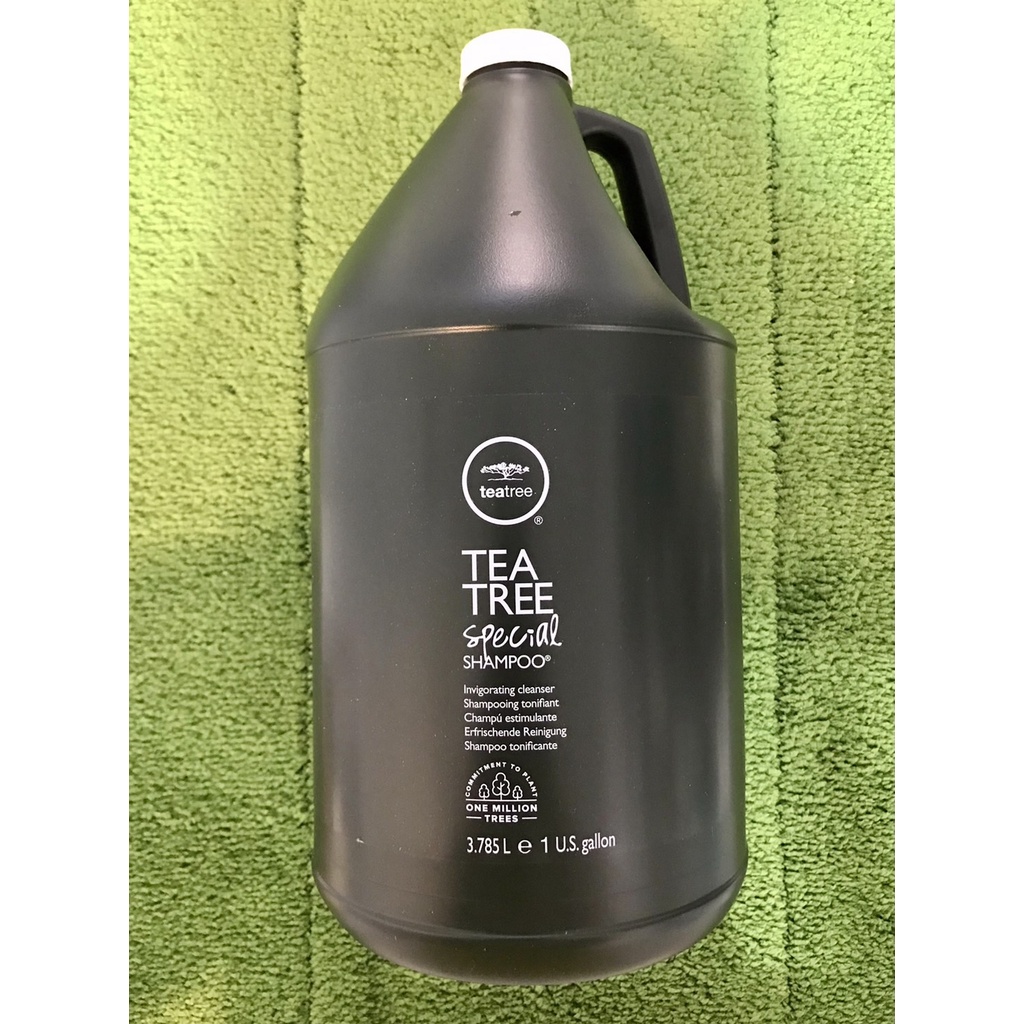 【好咖小鋪】肯邦 PAUL MITCHELL 茶樹洗髮精3785ml 茶樹潤髮素300ml 桶裝 涼感 清爽 潔淨公司貨