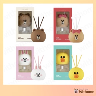 [Cocodor] Line Friends 面部蘆葦擴香器 50ml 純棉 (棕色) / 黑櫻桃 (Choco) /