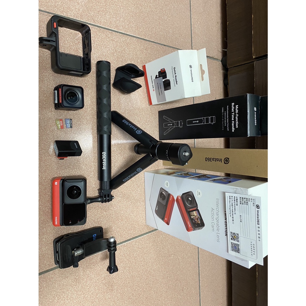 中古二手- Insta360 ONE RS 雙鏡頭套裝組