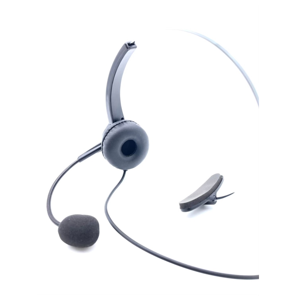 《五常通訊》辦公室客服電話耳機 NEC DTU-16D 話機專用耳機麥克風 家用電話耳機 電話耳機水晶頭 單耳耳機