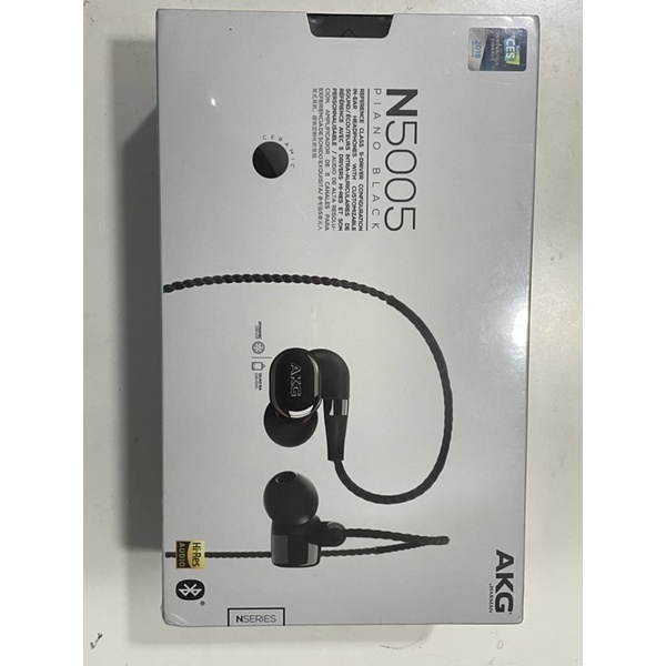 SALE／58%OFF】 AKG N5005 ハイレゾ イヤホン black 黒 新品未開封 aob