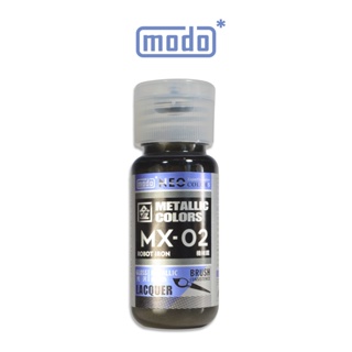 【modo摩多製造所】NEO瓶 全新二代金屬色 MX-02 MX02 機械鐵/30ML/模型漆｜官方賣場