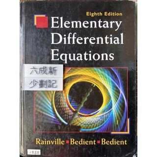 《Elementary differential equations 8/e》Rainville, Earl D./ B