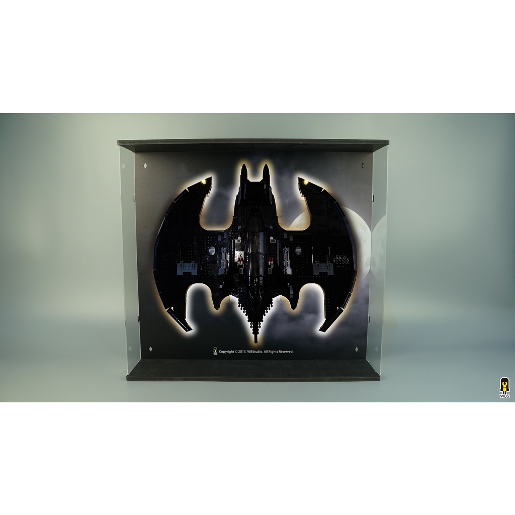 【WBS樂光創意】[不含積木] 76161 1989 Batwing 蝙蝠 戰機 飛機 飛艇專用防塵盒/展示盒/壓克力盒