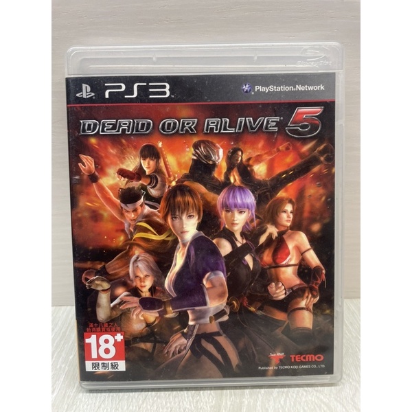 SONY PS3 生死格鬥 中文版 DEAD OR ALIVE 5 PS3 2手遊戲片 二手遊戲光碟 遊戲片