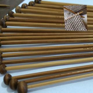 Diy 高品質 25 厘米碳化竹編織縫紉配件針織工具流行針織針