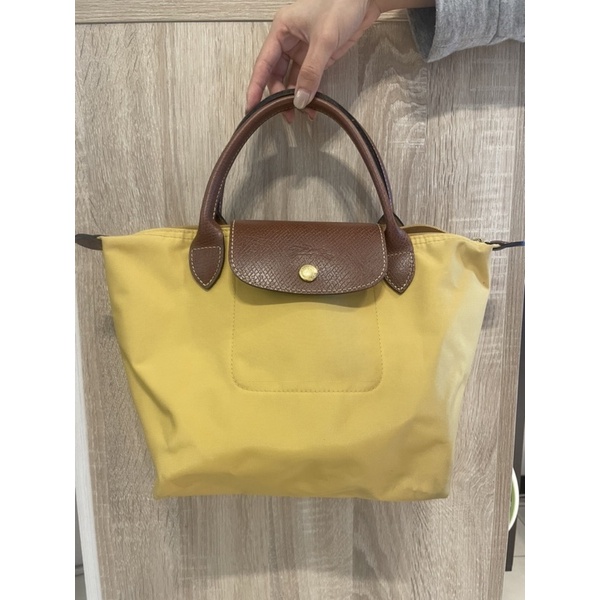 Longchamp 黃色 手拿包