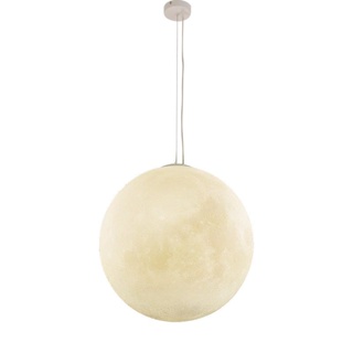 簡約現代創意月亮星球北歐燈具床頭餐廳客廳臥室圓球月球吊燈