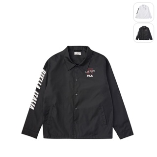 【FILA】男性 平織外套-黑色 1JKW-1442-BK