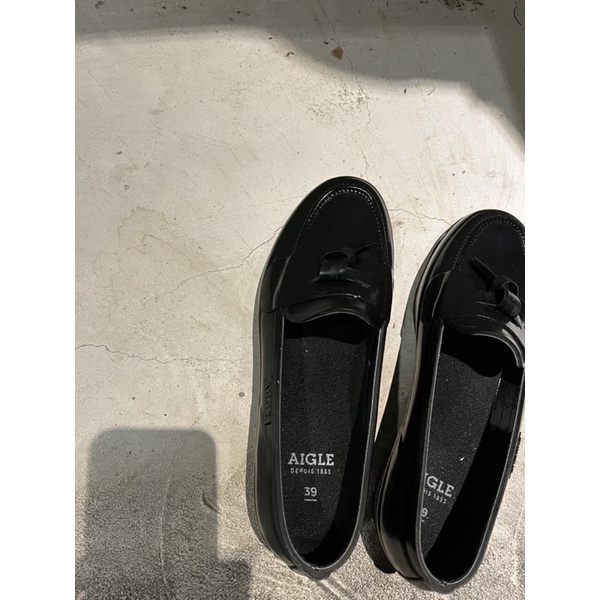 法國Aigle近新39號矽膠雨鞋