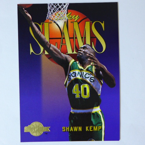 ~ Shawn Kemp ~暴扣.野獸/尚恩•坎普 1995年SkyBox SLAMS.NBA籃球卡