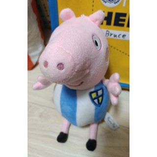二手 正版授權 Peppa Pig 粉紅豬小妹 喬治 娃娃 絨毛娃娃
