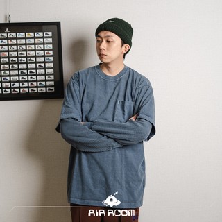☆AirRoom☆【現貨】2020SS DESCENDANT MILITIA LAYERD TEE 水洗 兩件式 華夫格