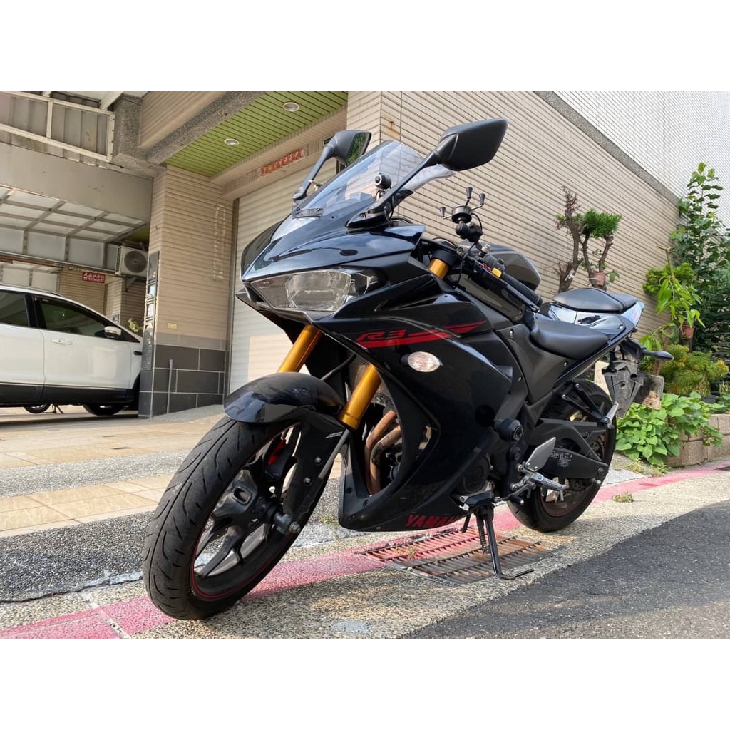 YAMAHA YZF-R3 ABS二手檔車中古車配合全額.超額.學生貸款強力過件白牌黃牌紅牌仿賽街車大型重機滿18即可辦