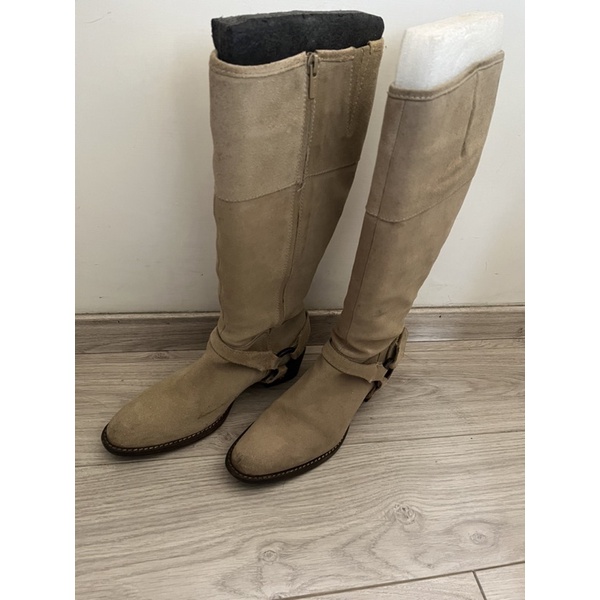 [二手] 正版Timberland麂皮中長靴 女靴 (size 7W)