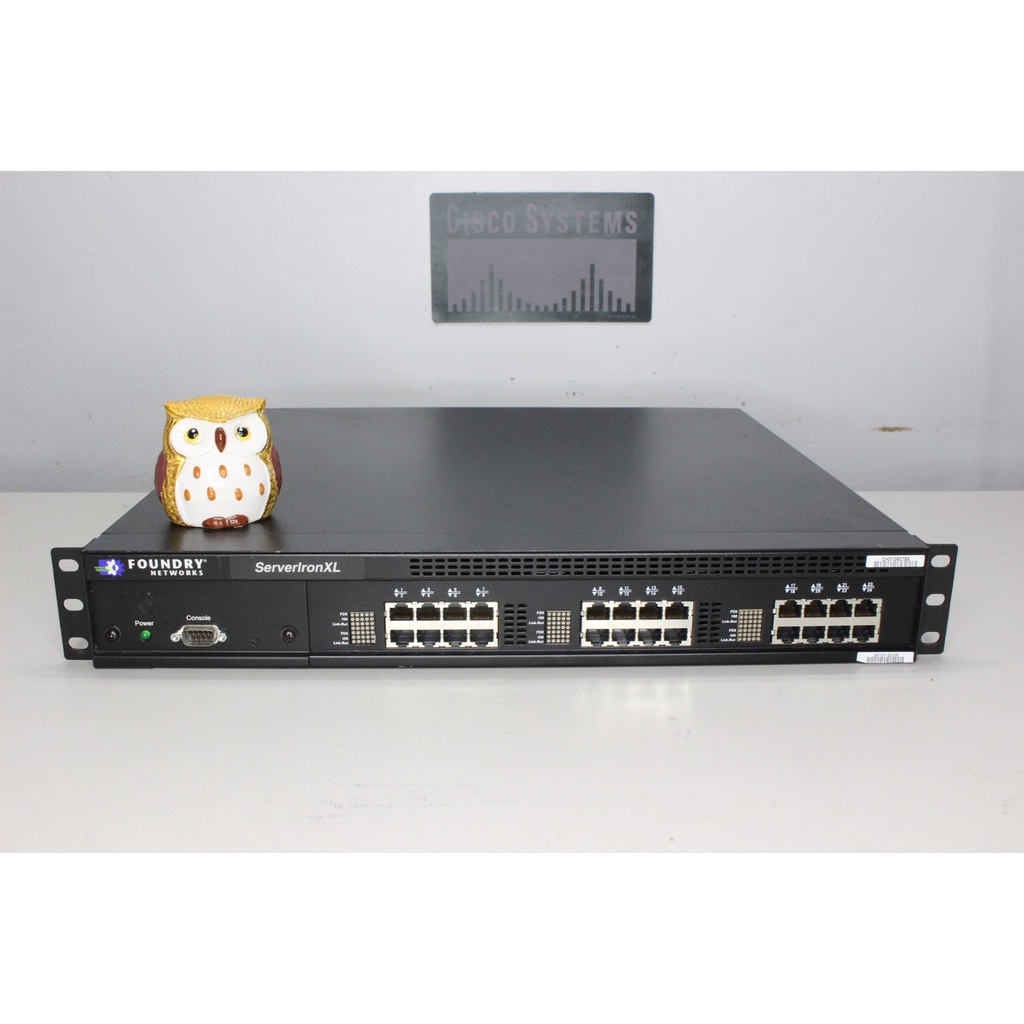Foundry networks FCSLB24 serveriron xl 24port switch 蝦皮購物
