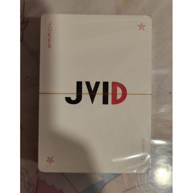 JVID撲克牌全新未拆