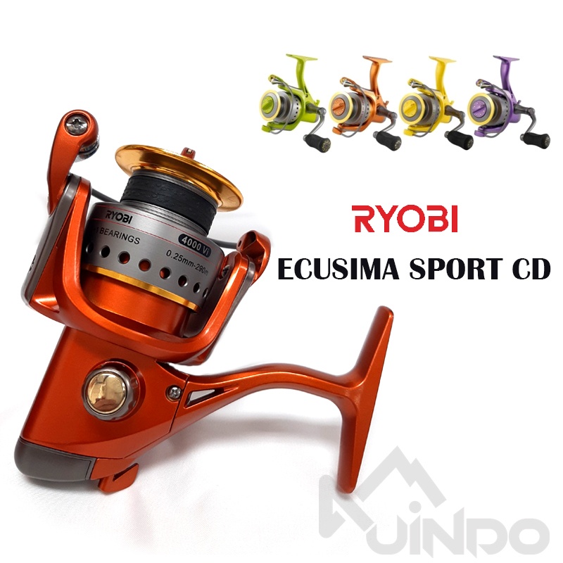 【敬多路亞】日本 限定 RYOBI 單線杯 紡車 捲線器 ECUSIMA SPORT CD 路亞 釣魚 Reel 利優比