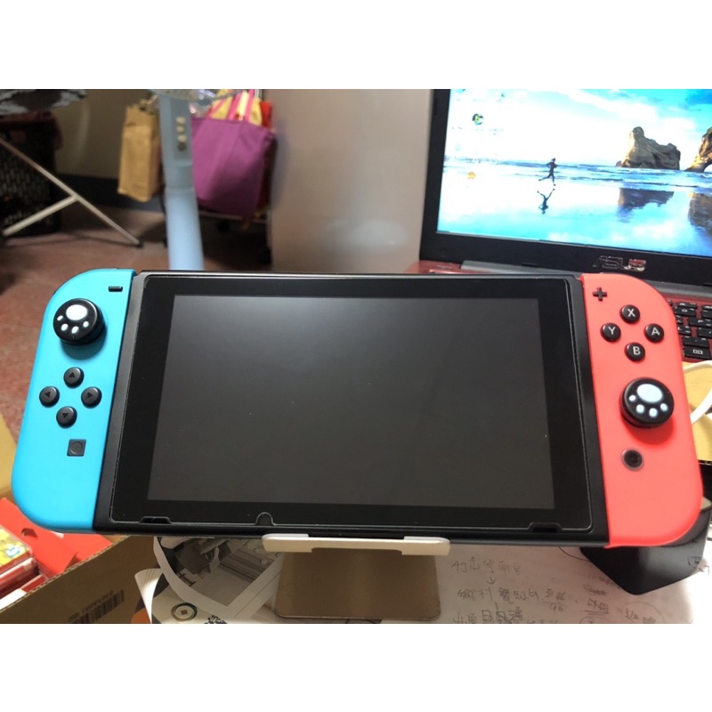 (二手)Nintendo switch 紅藍-電力加強版
