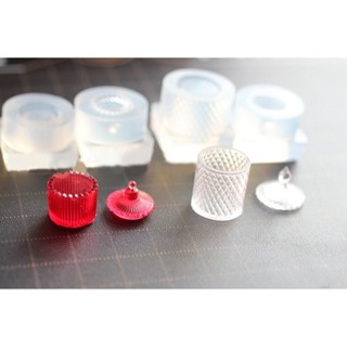 Siy 3D 迷你託盤糖果罐環氧樹脂矽膠模具 DIY 手工掛件模具桌面裝飾品模具工具易於清潔