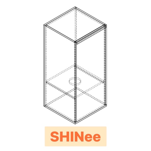 預購 SHINee🧡 展示盒 收藏盒 收納盒 防塵盒 螢光棒 應援棒 壓克力盒 客製化 綺樂崴 Kiloway