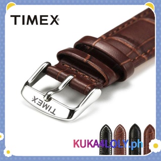 新的!Timex/timex 真皮錶帶適配T49963 T49905 T2P564男女真皮錶帶22mmz179