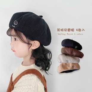 𝐻𝑒𝑦 𝑀𝑜! 韓國ins男童女童貝雷帽 新款兒童貝雷帽 秋冬兒童帽子