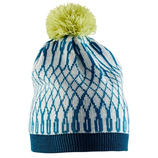 【瑞典 Craft】Snowflake Hat雪花帽.彈性透氣保暖針織羊毛帽.毛線帽/雙層保暖結構_藍色_1905530
