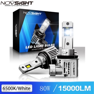 Novsight N66 汽車 LED大燈 H11 15000LM 6500K 超亮白光近光燈遠光燈內置驅動器帶高速風扇