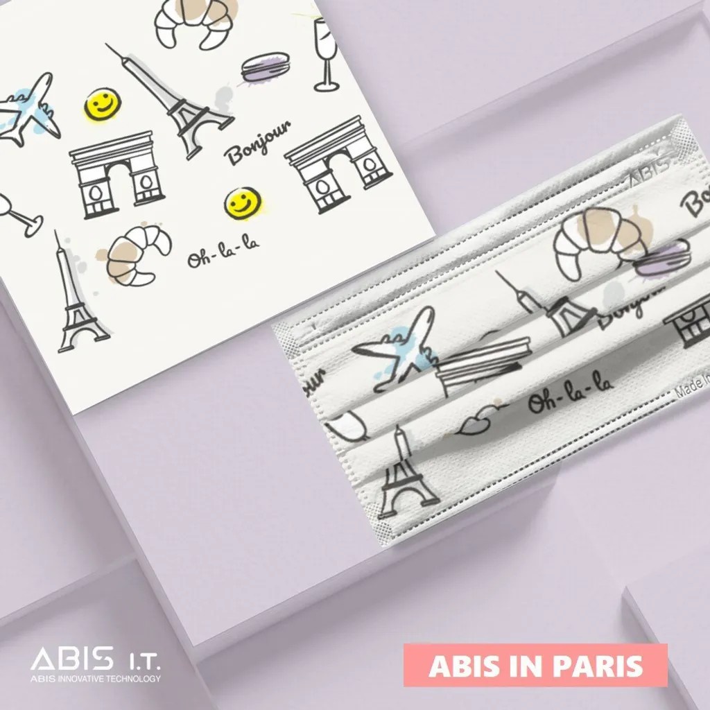 🤘台灣製  ABIS in Paris 醫用平面口罩(10入盒裝含贈品口罩夾)