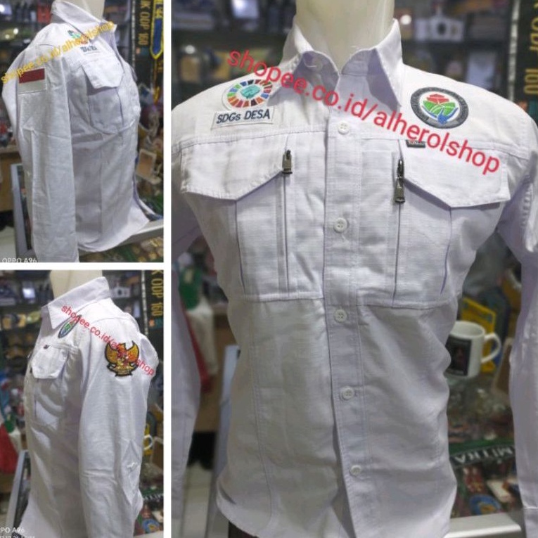 KEMEJA 村莊部戰術襯衫村民部戰術襯衫村民部戰術襯衫村民部戰術制服村民部襯衫部村民部襯衫部村民戰術部 襯衫村民戰術部