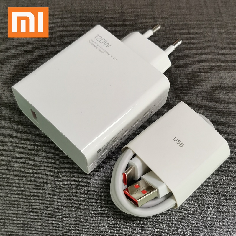XIAOMI MI 120w Tubro 充電器,帶 6A USB C 型電纜原裝快速充電快速適配器,適用於小米 Mi