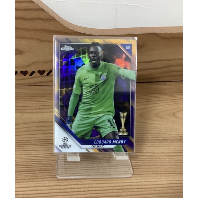 ［2021/22 Topps Chrome UEFA］切爾西 Mendy 紫金折射卡  足球卡 塞內加爾 世界盃