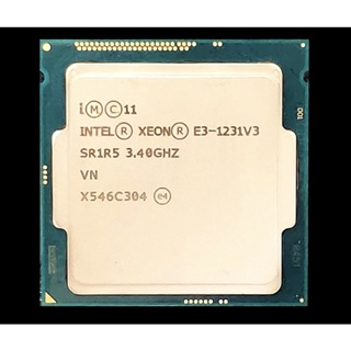 Intel Xeon E3-1231 v3 3.4G SR1R5 1150 80W 四核心 八線 正式版